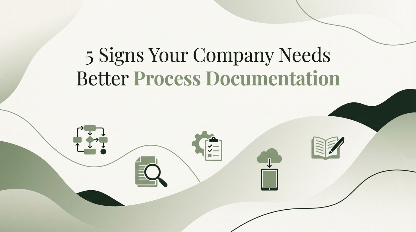Better Process 5 Signs Your Company Needs Better Process Documentation | Glyde