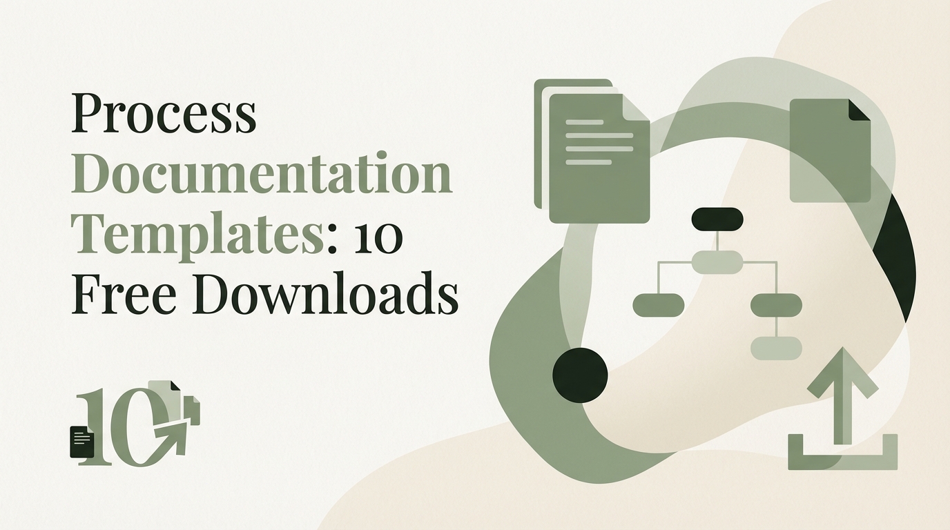 Process Documentation Templates: 10 Free Downloads | Glyde